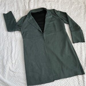 Premise Suede Long Blazer